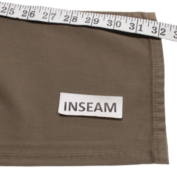 Citizens of Humanity NWT 5 Pocket Jean Cut Pants Size 36 US Solid Green Cotton